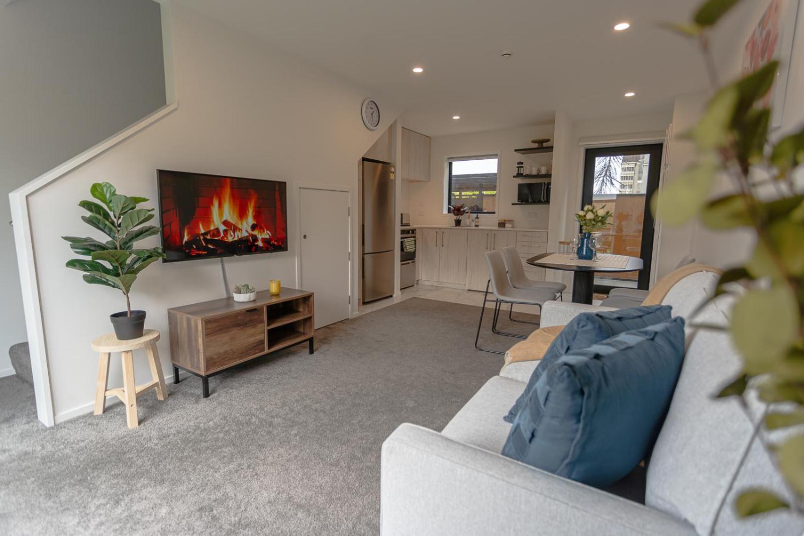 Modern 2 Bedroom Townhouse In Cbd With Parking! Sleeps 5 Christchurch Exteriér fotografie